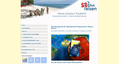 Desktop Screenshot of 50plus-reisen.net